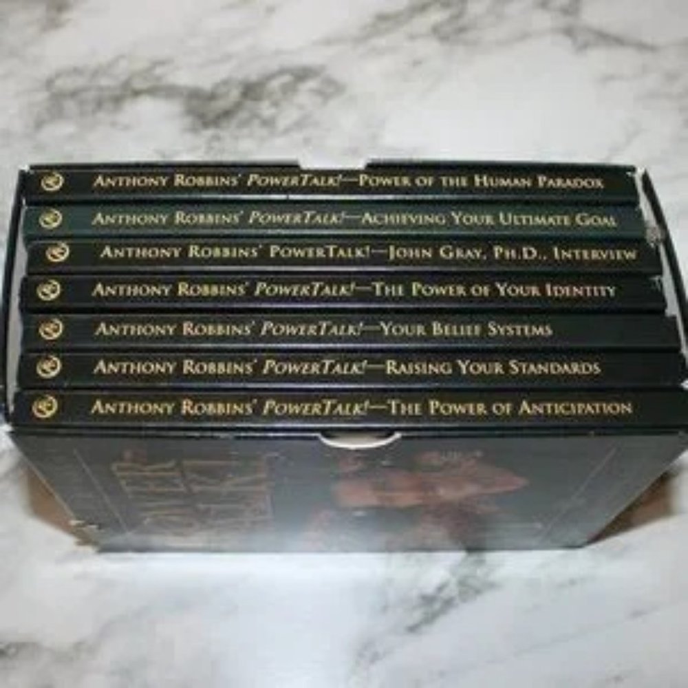 ANTHONY ROBBINS Power Talk CD Boxed Set Program Self Improvement Series - Picture 2 of 13